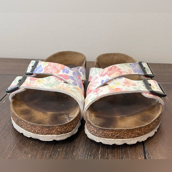 Birkenstock Yao Floral Sandals size 37 Women’s size 6 - Picture 5 of 9